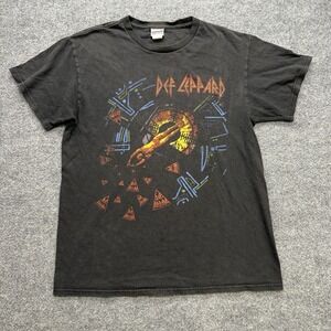 Junk‎ Food Tee Men's Def Leppard T Shirt Size Small 2017
